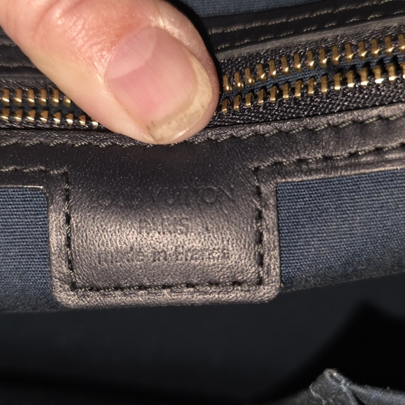 Louis Vuitton Navy Monogram Satchel - Picture 12 of 12